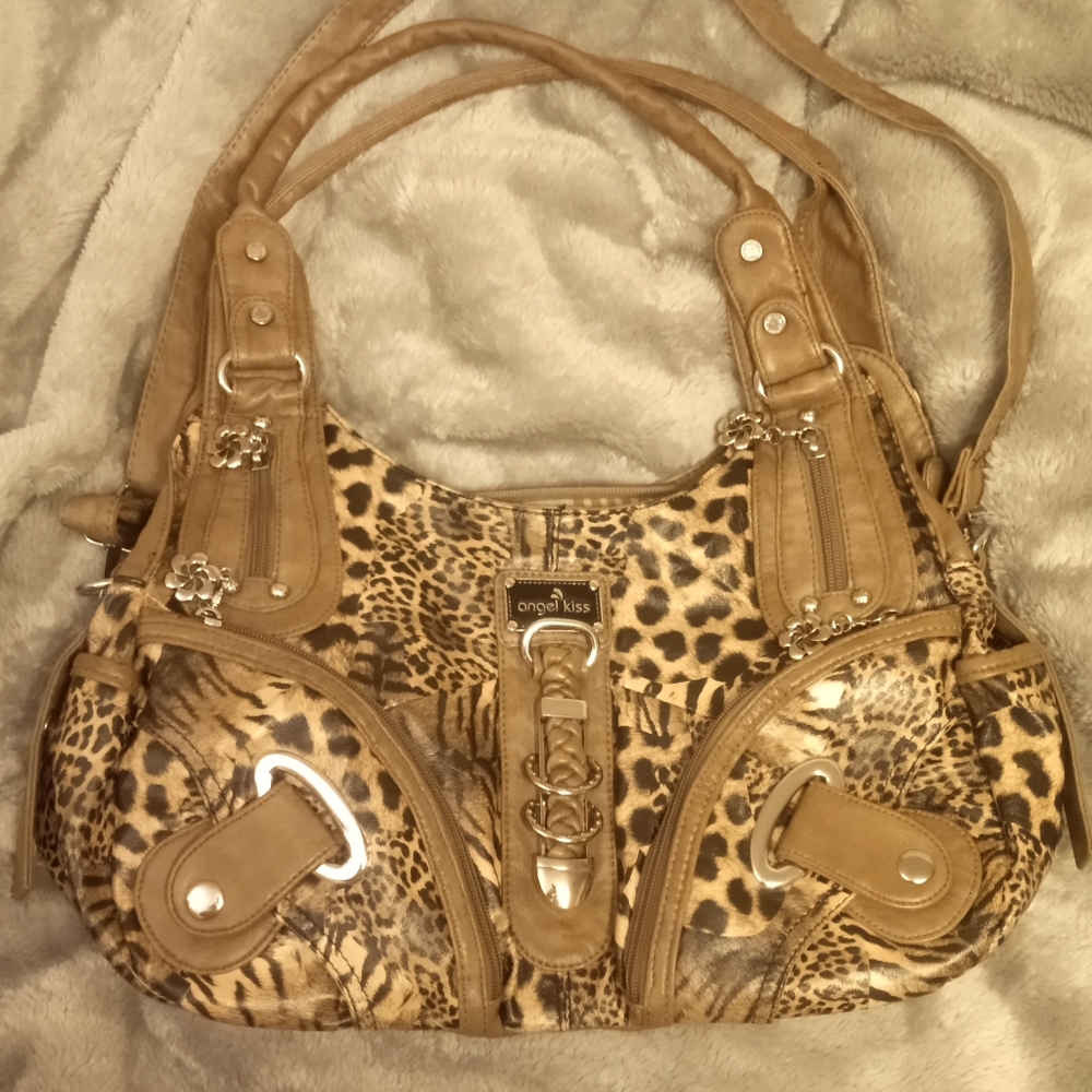 Genuine Leather Handbag by Angel Kiss